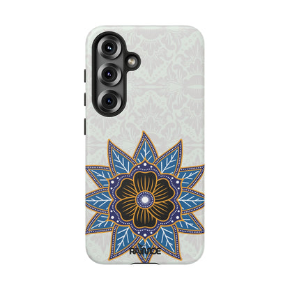 Funda resistente Blue Bloom para Samsung Galaxy (mate)