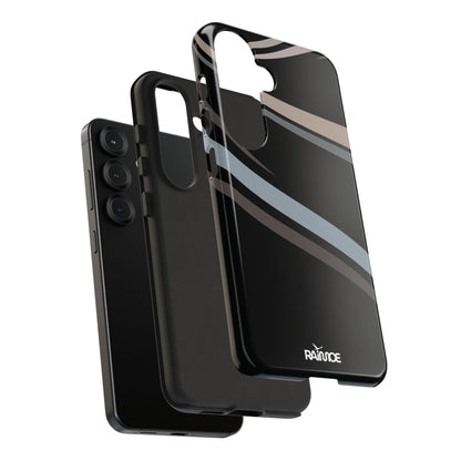 Funda rígida brillante para Samsung Galaxy con líneas onduladas