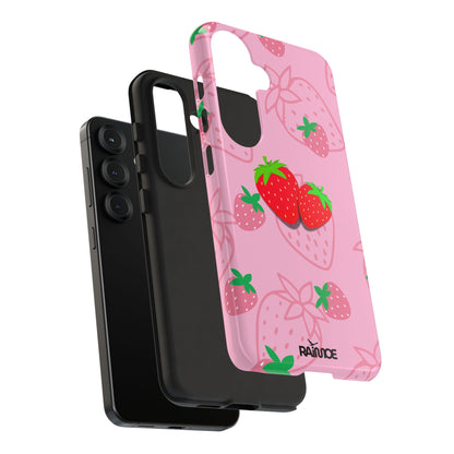 Fresa Jugosa - Funda Resistente para Samsung Galaxy (Brillante)
