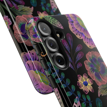 ピンク ルミナ - Samsung Galaxy タフケース (光沢)