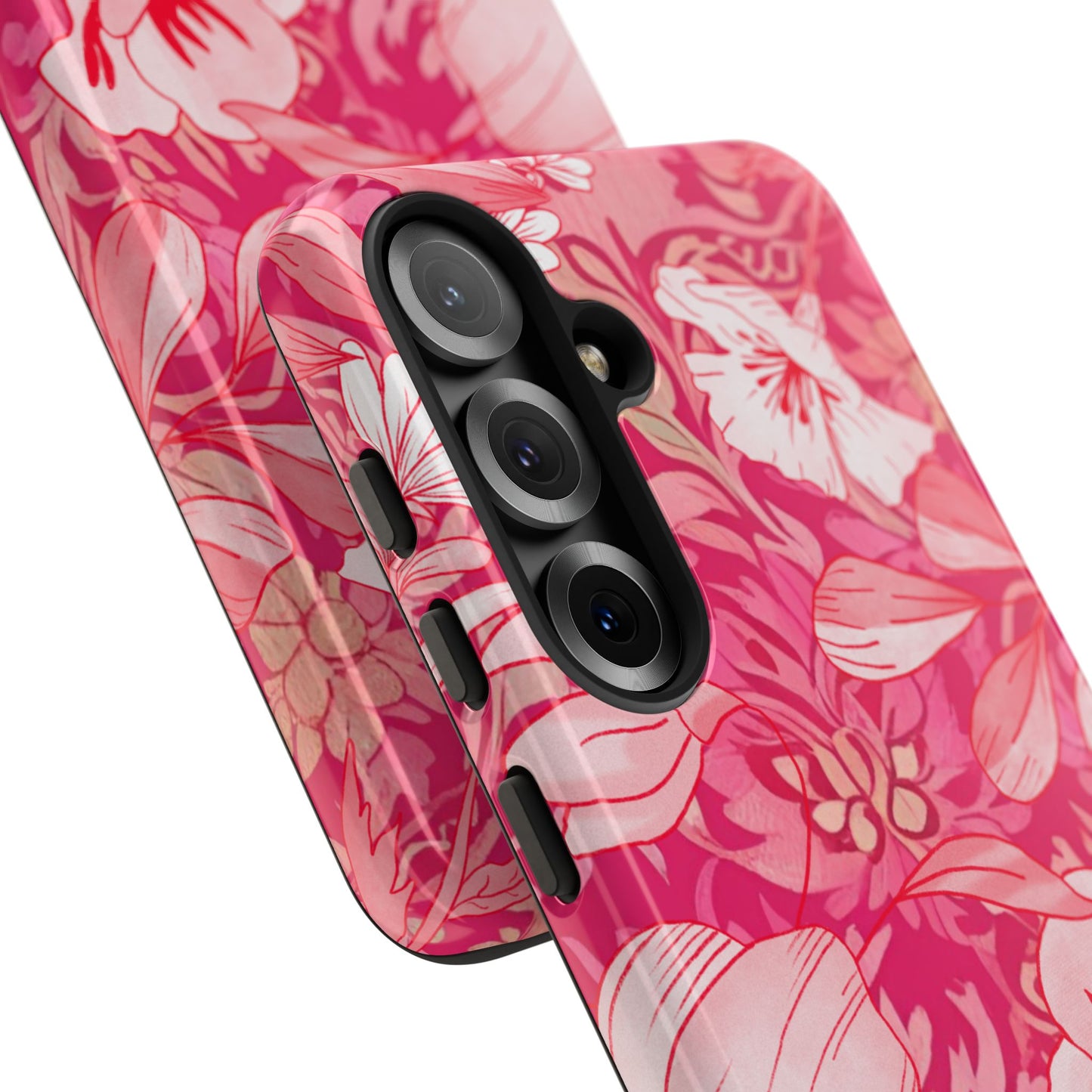 ピンクの女神 - Samsung Galaxy タフケース (光沢)