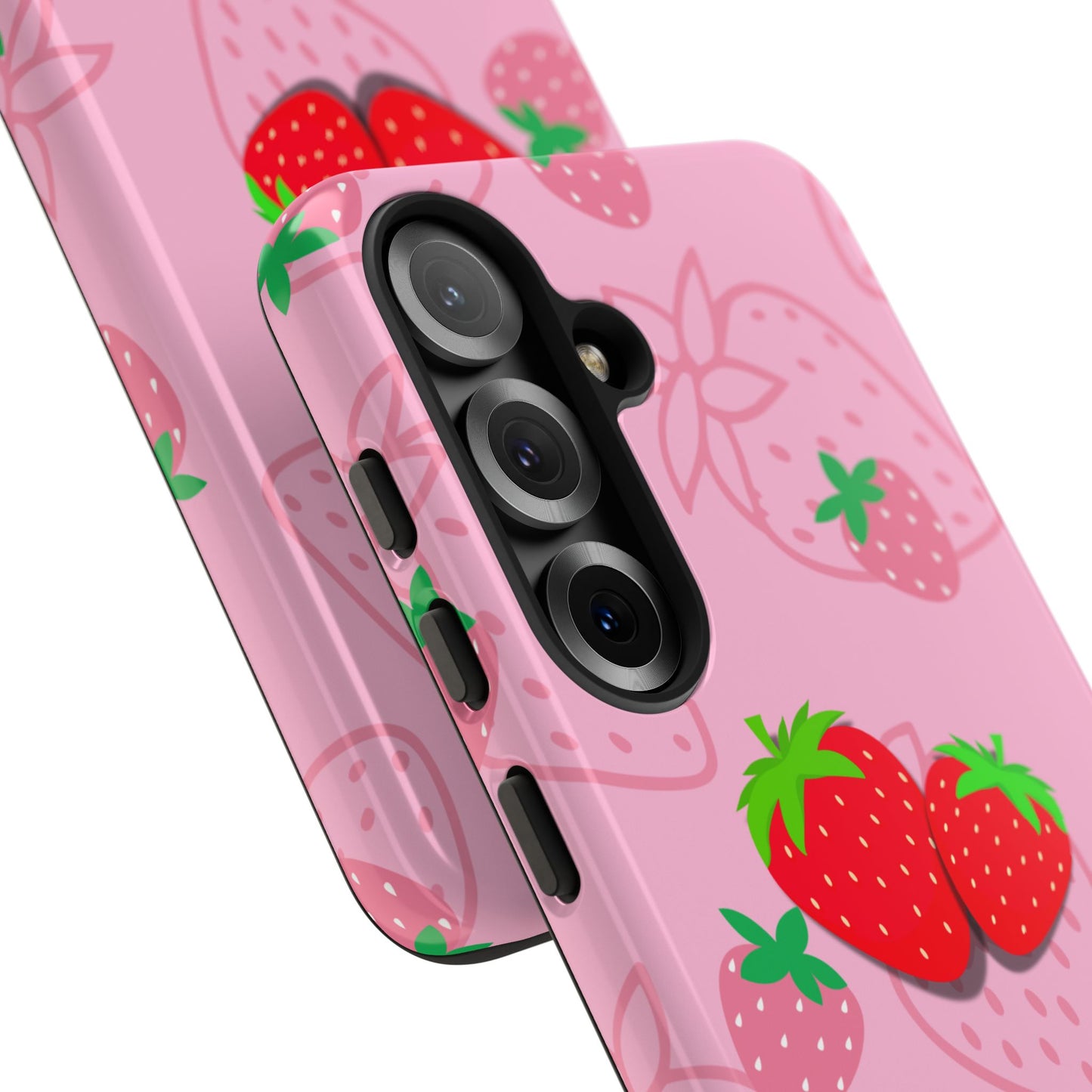 Fresa Jugosa - Funda Resistente para Samsung Galaxy (Brillante)