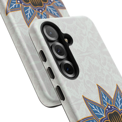 Funda resistente Blue Bloom para Samsung Galaxy (mate)
