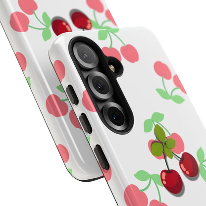 Funda resistente Red Cherry para Samsung Galaxy (brillante)