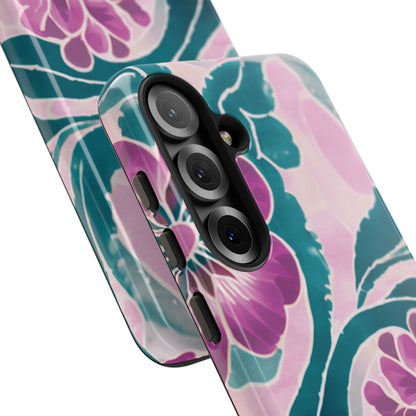 パープルビューティー - Samsung Galaxy タフケース (光沢)