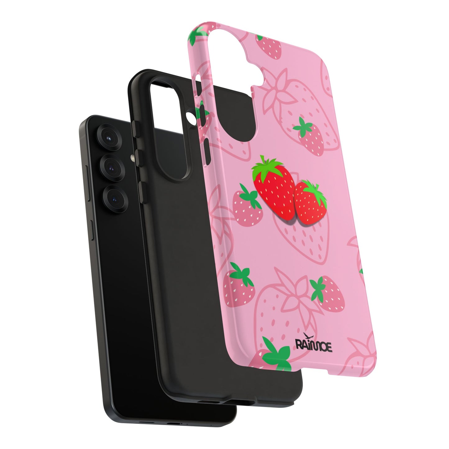 Fresa Jugosa - Funda Resistente para Samsung Galaxy (Brillante)
