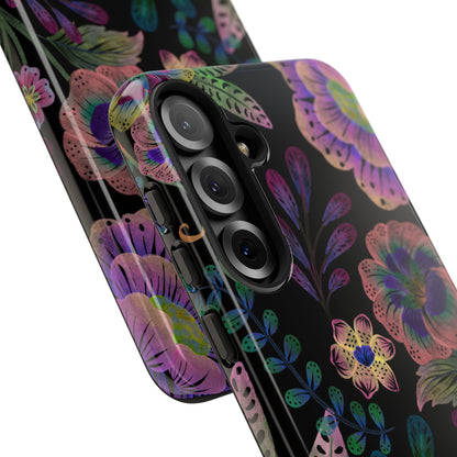 ピンク ルミナ - Samsung Galaxy タフケース (光沢)