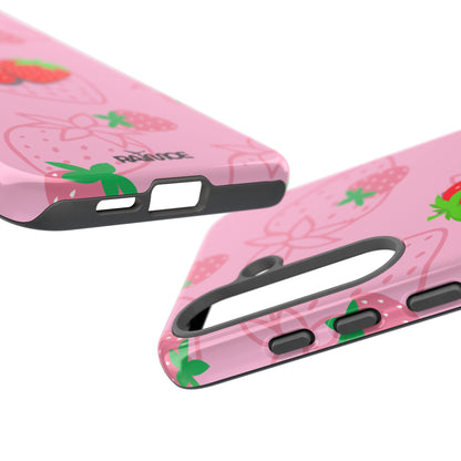 Fresa Jugosa - Funda Resistente para Samsung Galaxy (Brillante)