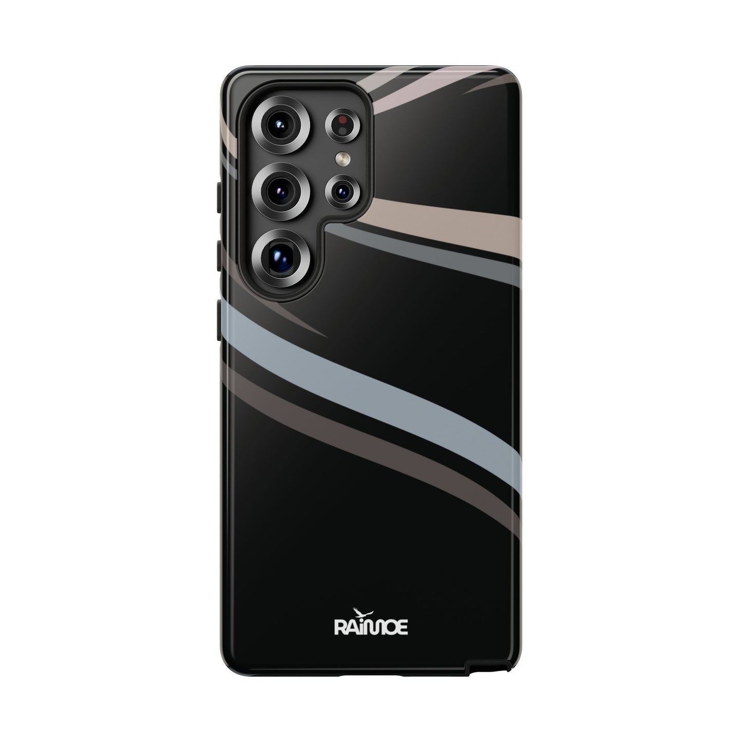 Funda rígida brillante para Samsung Galaxy con líneas onduladas