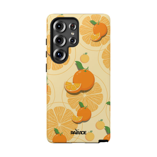Madly Orange - Funda resistente para Samsung Galaxy (brillante)