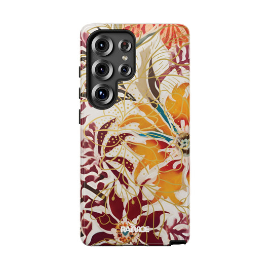 Auburn Floral - Funda resistente para Samsung Galaxy (brillante)
