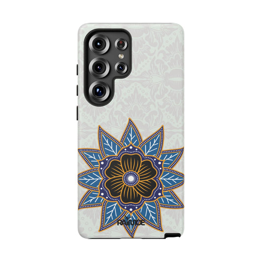 Funda resistente Blue Bloom para Samsung Galaxy (mate)