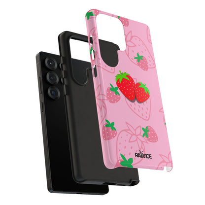 Fresa Jugosa - Funda Resistente para Samsung Galaxy (Brillante)
