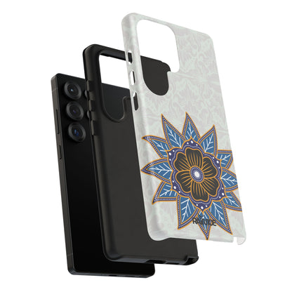 Funda resistente Blue Bloom para Samsung Galaxy (mate)