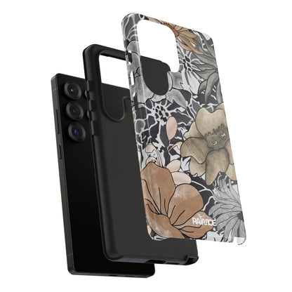 Funda rígida para Samsung Galaxy (brillante) con diseño floral rústico