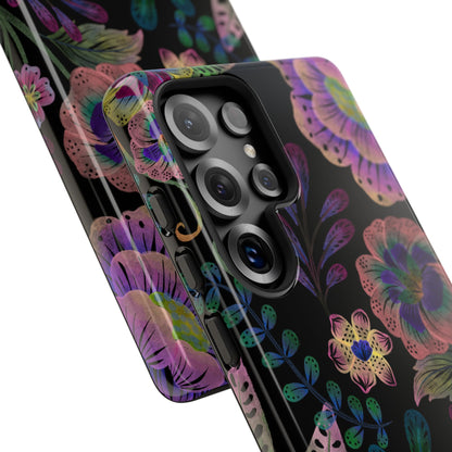 ピンク ルミナ - Samsung Galaxy タフケース (光沢)