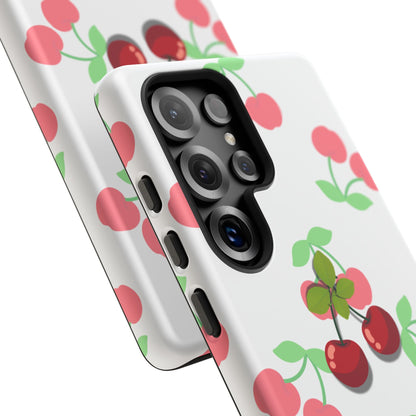 Funda resistente Red Cherry para Samsung Galaxy (mate)