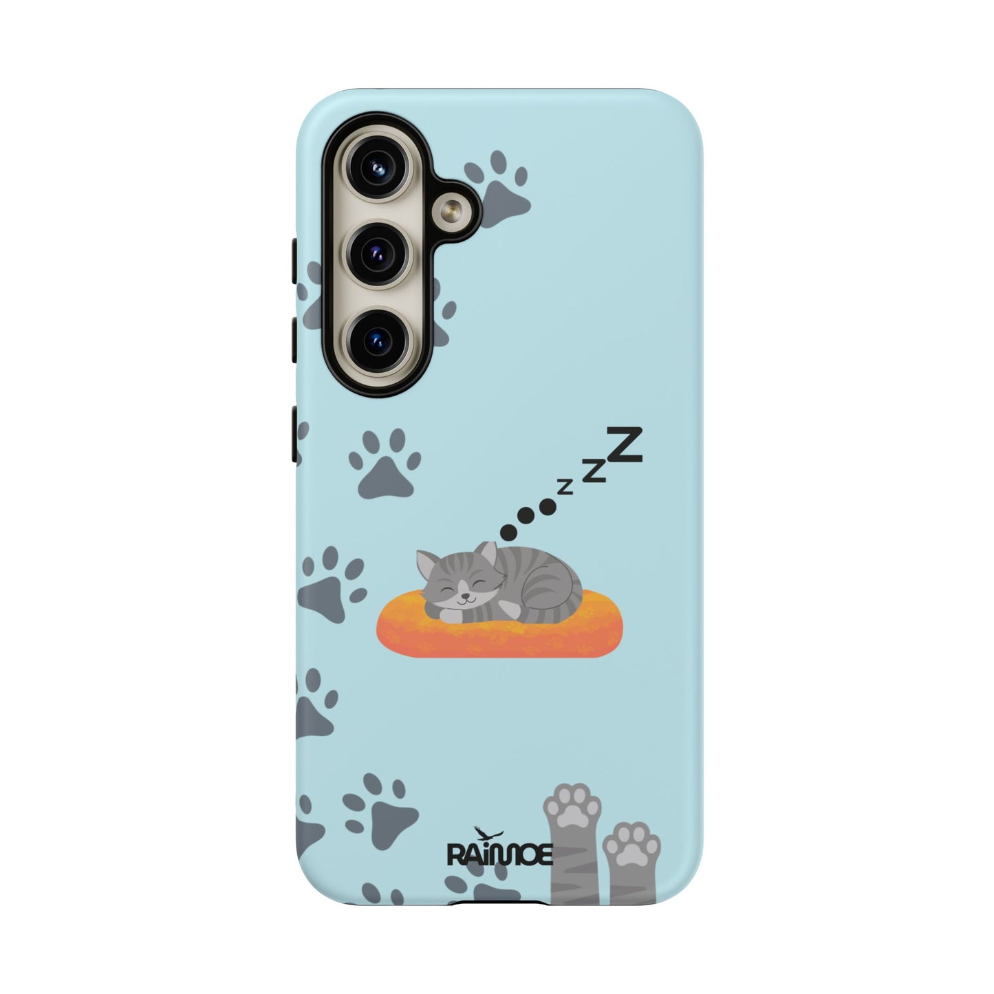Snoozy Kitty - Funda resistente mate para Samsung Galaxy