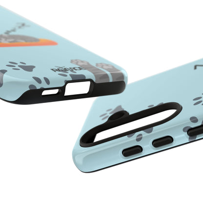 Snoozy Kitty - Funda resistente para Samsung Galaxy (brillante)