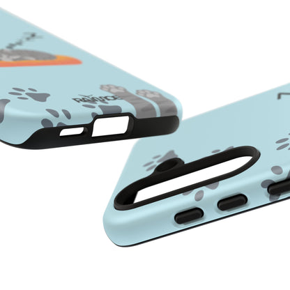 Snoozy Kitty - Funda resistente mate para Samsung Galaxy