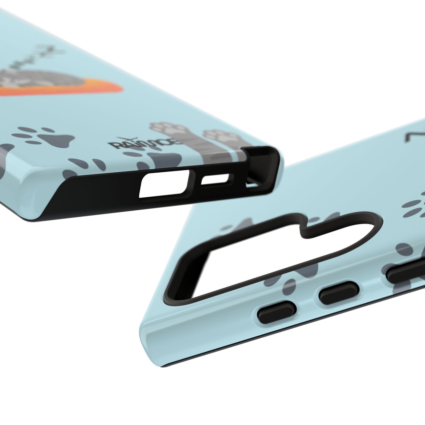Snoozy Kitty - Funda resistente para Samsung Galaxy (brillante)