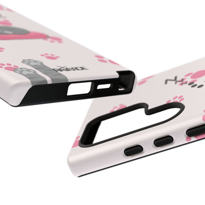 Kitty Cutie - Funda resistente mate para Samsung Galaxy