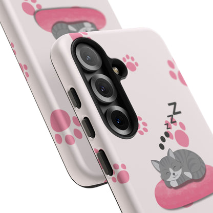 Kitty Cutie - Funda resistente mate para Samsung Galaxy