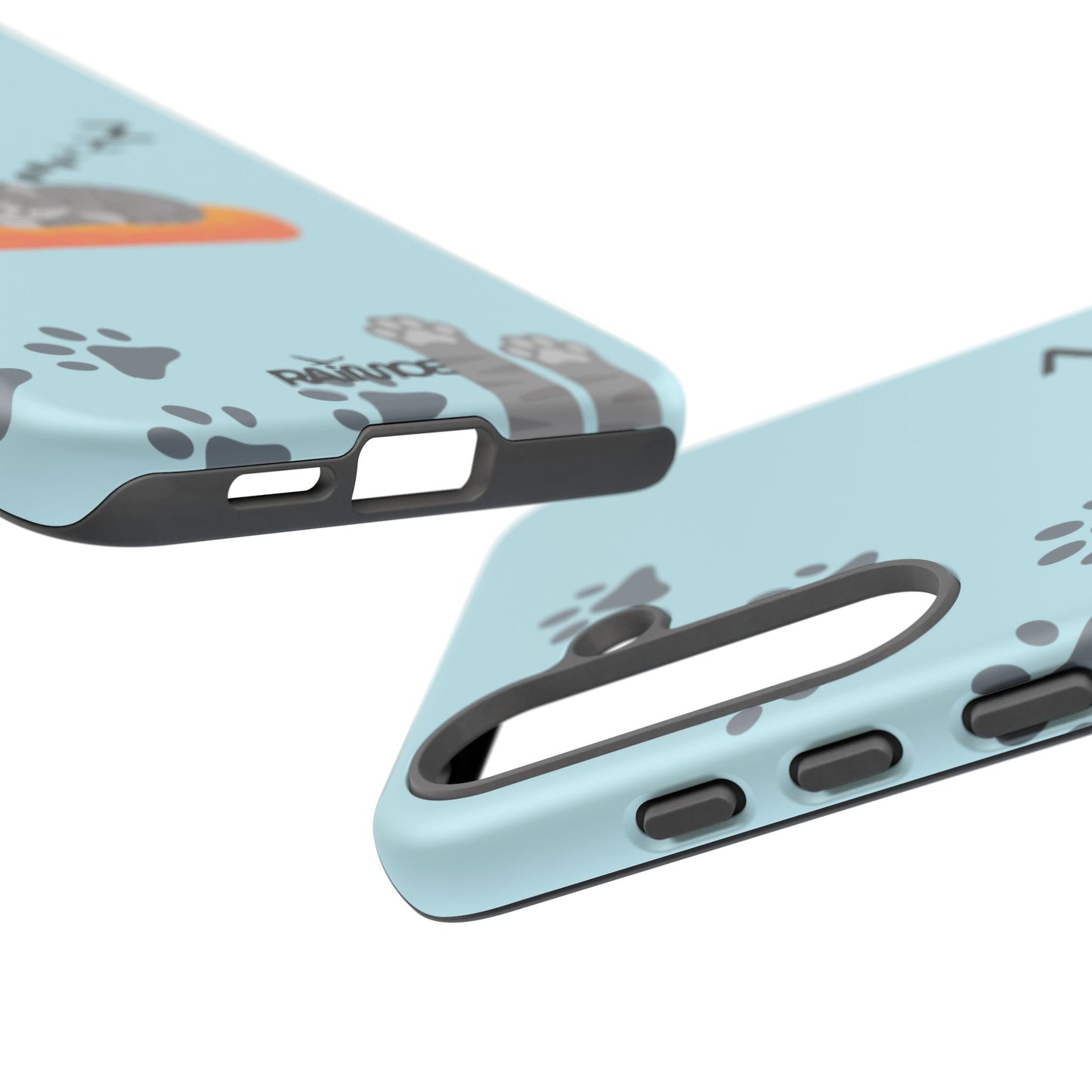 Snoozy Kitty - Funda resistente mate para Samsung Galaxy
