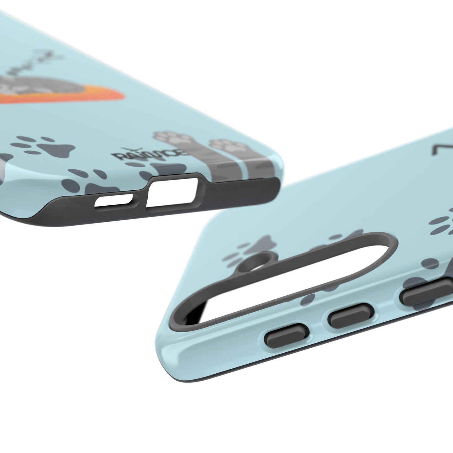 Snoozy Kitty - Funda resistente para Samsung Galaxy (brillante)