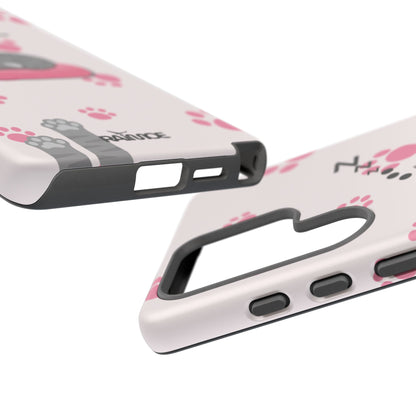 Kitty Cutie - Funda resistente mate para Samsung Galaxy