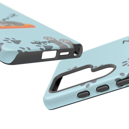 Snoozy Kitty - Funda resistente mate para Samsung Galaxy
