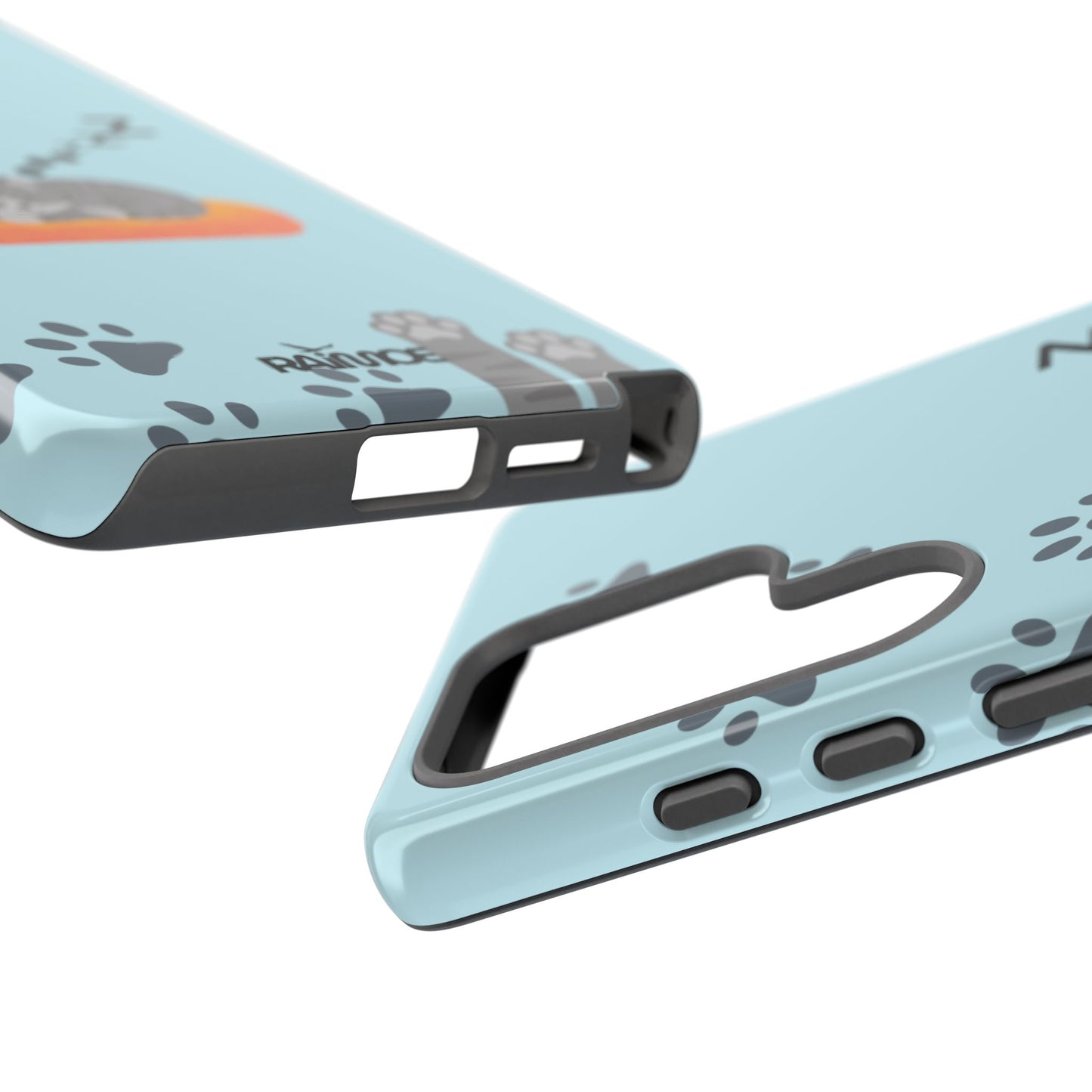 Snoozy Kitty - Funda resistente para Samsung Galaxy (brillante)